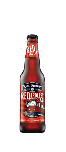 Red Trolley 12oz bottle