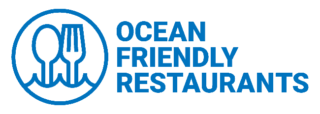 Ocean Friendly Restaurant Blue Logo